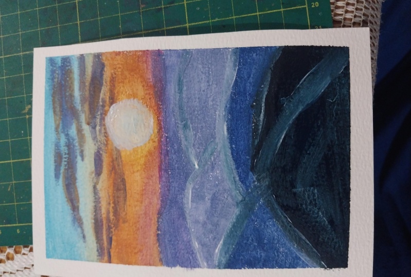 Arcylic landscape