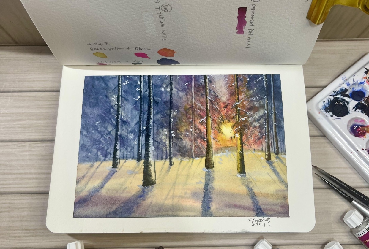 sunset - student project