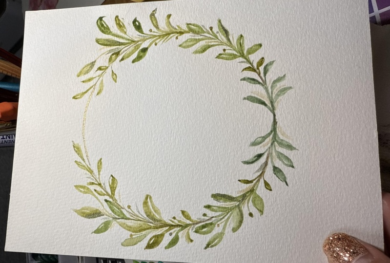 Leaf wreath