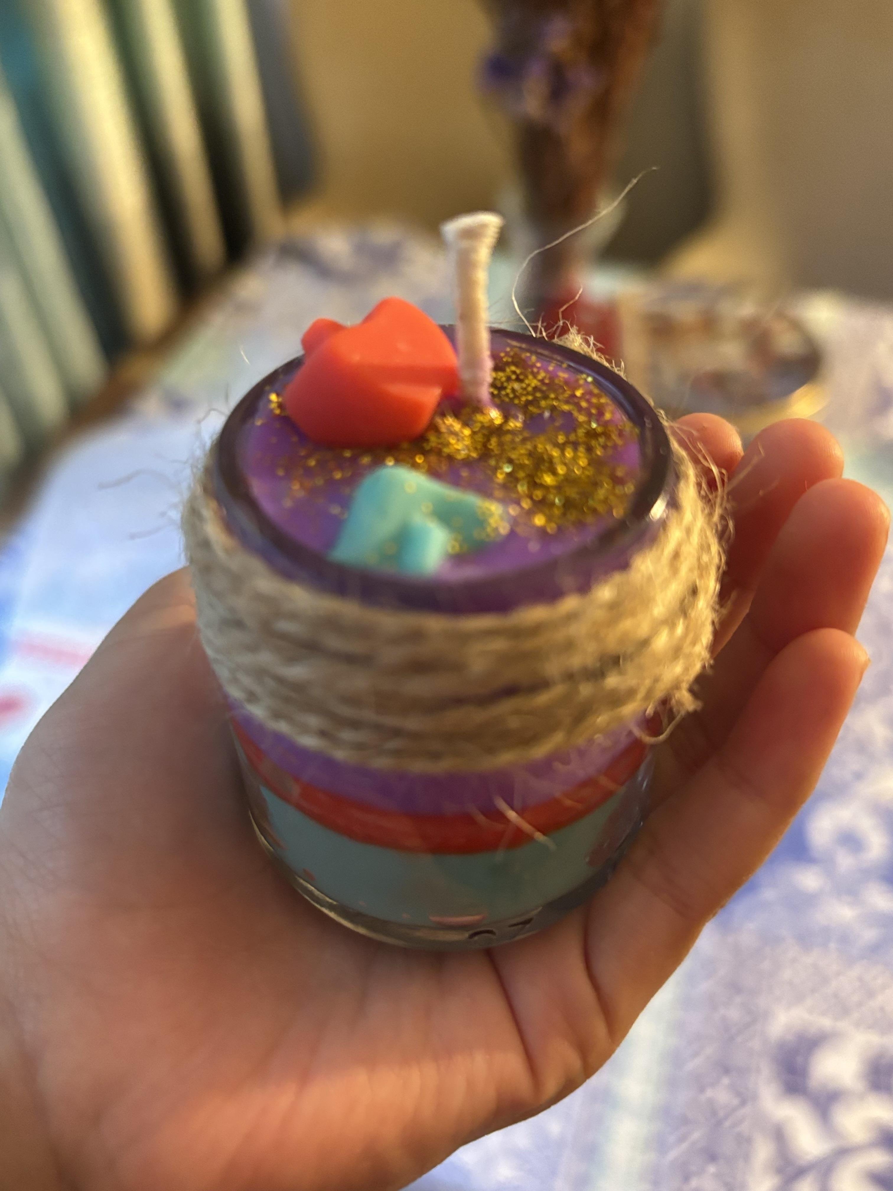 Sprakling  Candle - student project