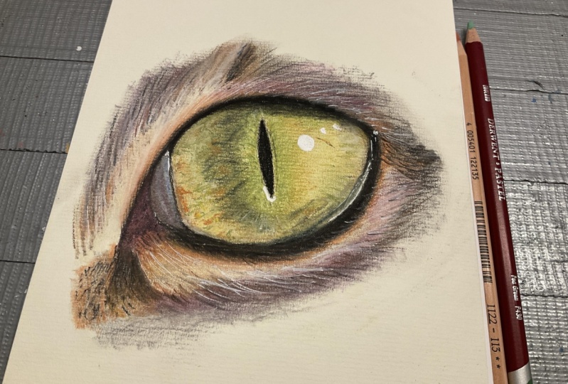Pastel cats eye