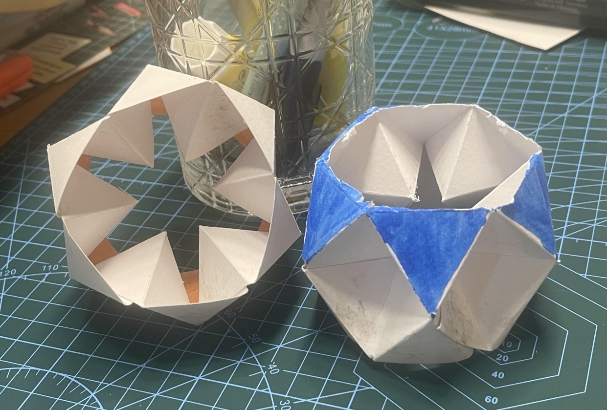 Origami star - student project