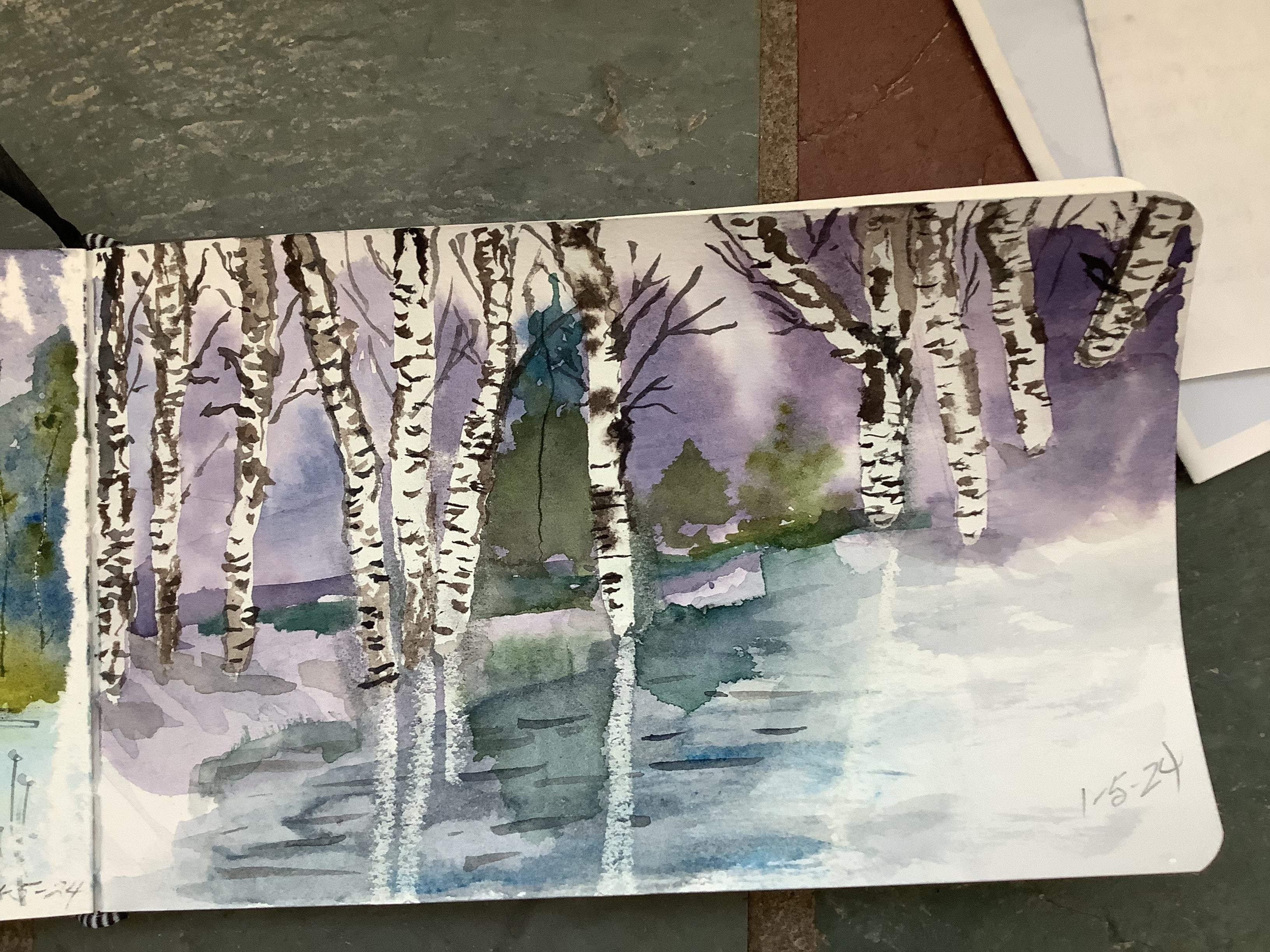 Moody Beeches - student project