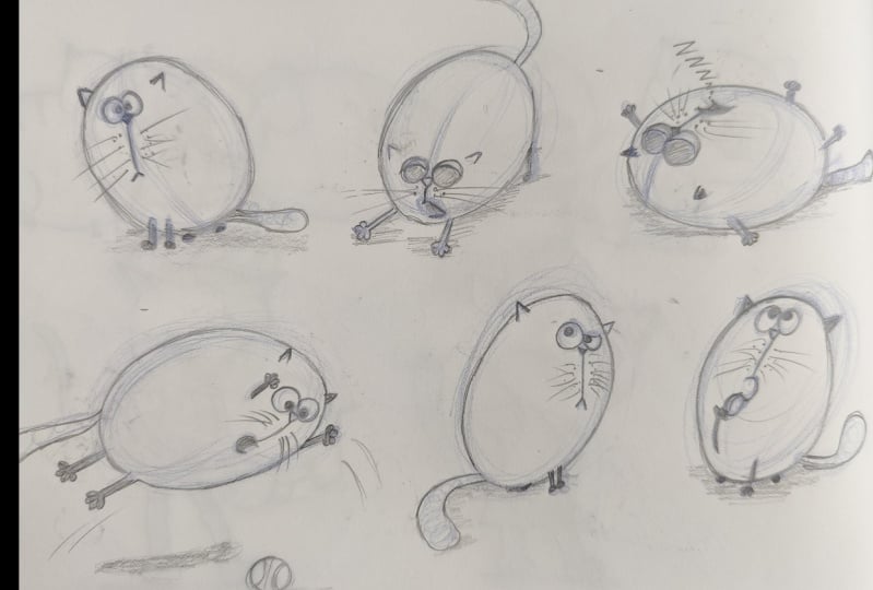 Cartoon Characters Drawing Project
