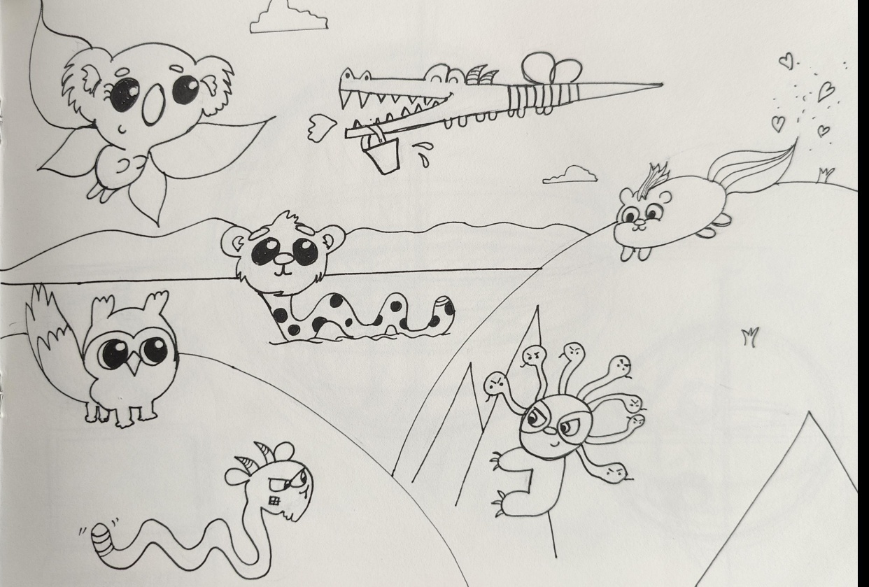 Mythical Creatures Project - student project