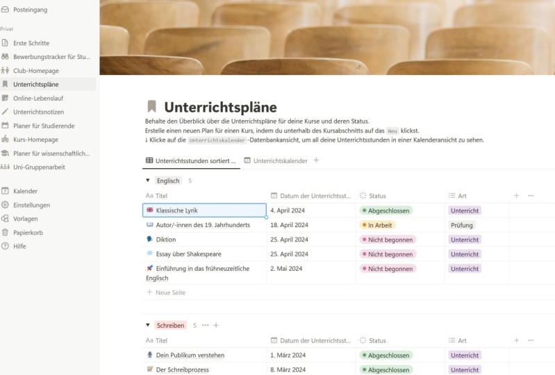 Notion course