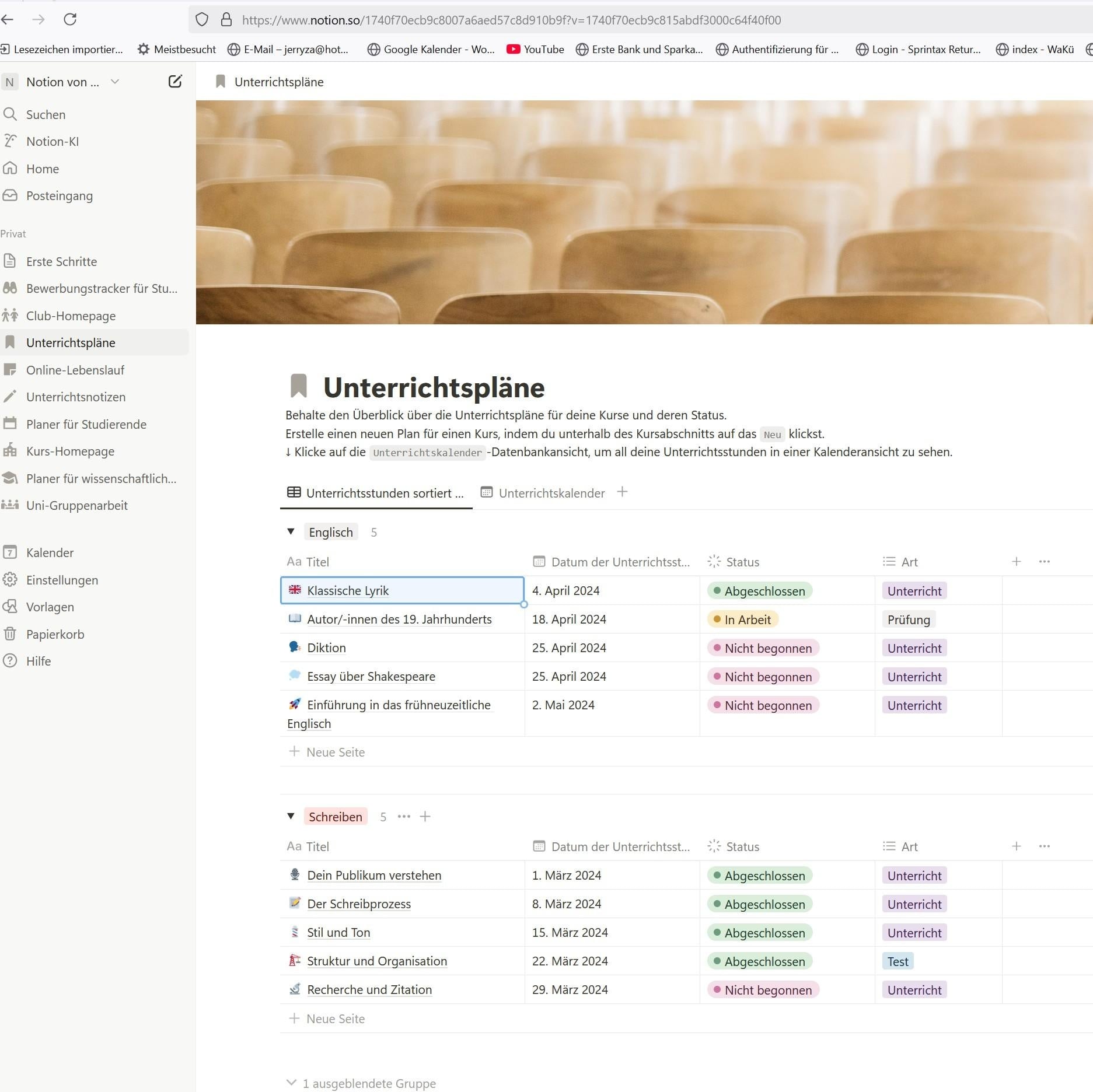 Notion course - student project