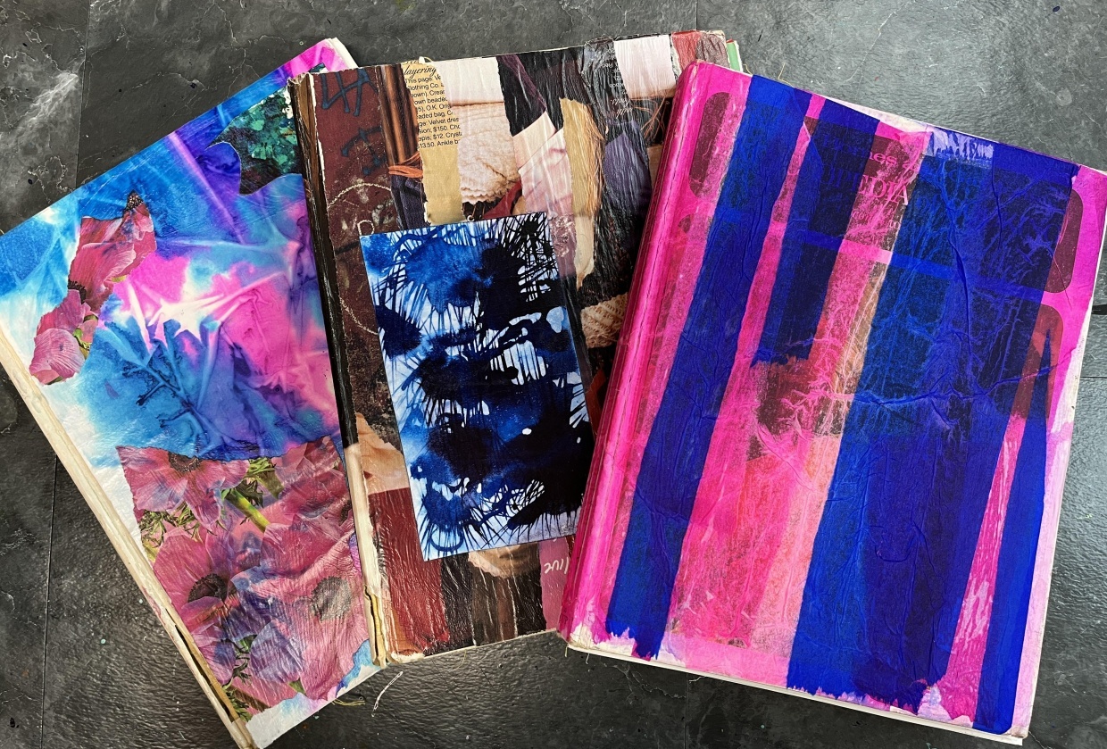 Altered Bookmaking: Handmade Sketchbook - student project