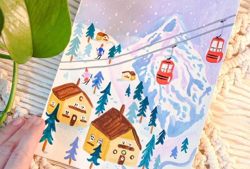 Winter illustration fun!