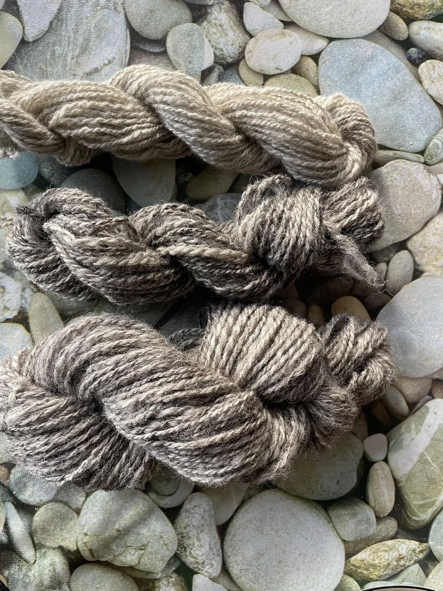 Alpaca and sheep wool yarn