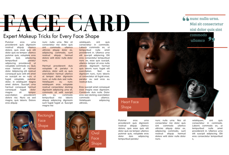 Face Card: Expert Makeup Tricks for Every Face Shape