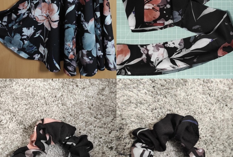 From scrap to scrunchie!