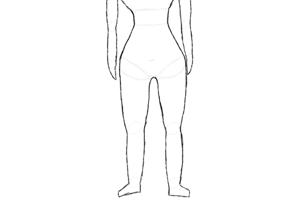 My first mannequin on a blank page - student project