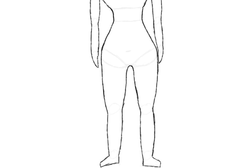 My first mannequin on a blank page