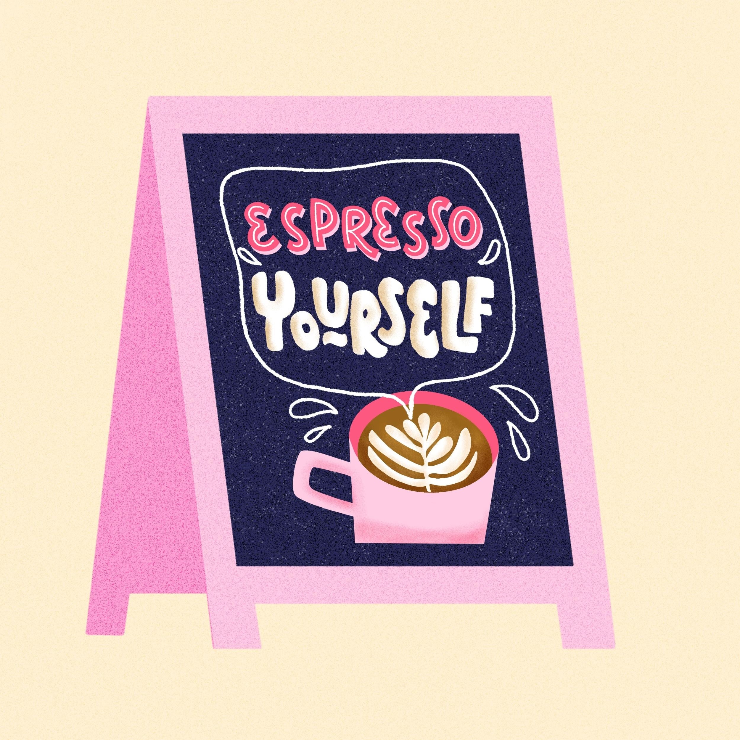 Fun with puns : Espresso yourself - student project