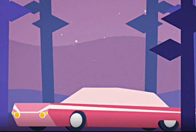 Faux 3D car