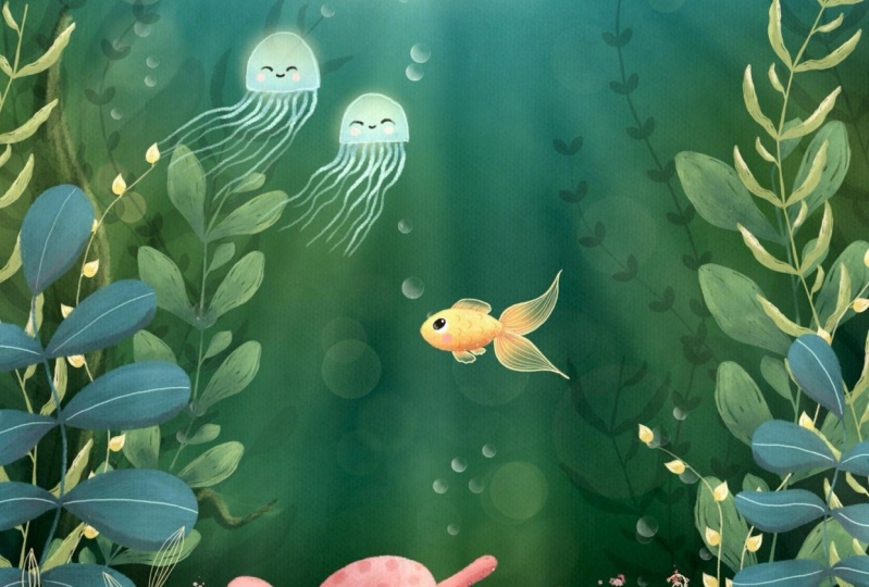 My illustrations with the same techniques and brush set