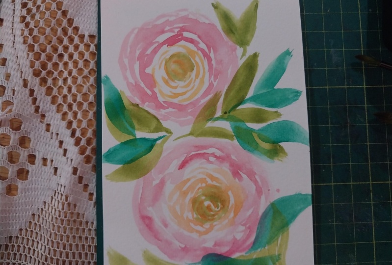 Watercolor flowers