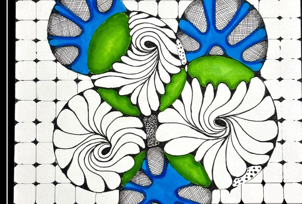 Playing with Neurographic Art - student project