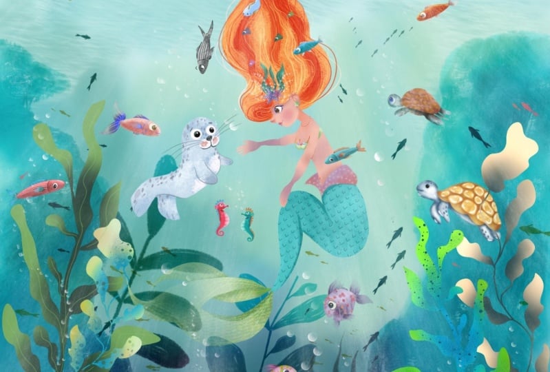 Underwater scene