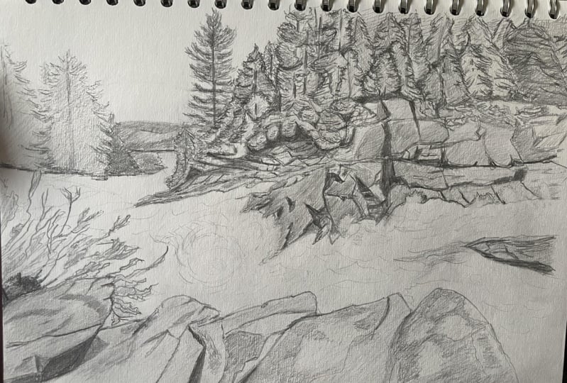 Sketching landscapes