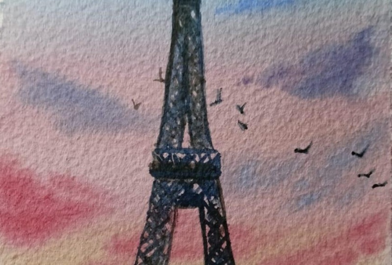 Parigi al tramonto