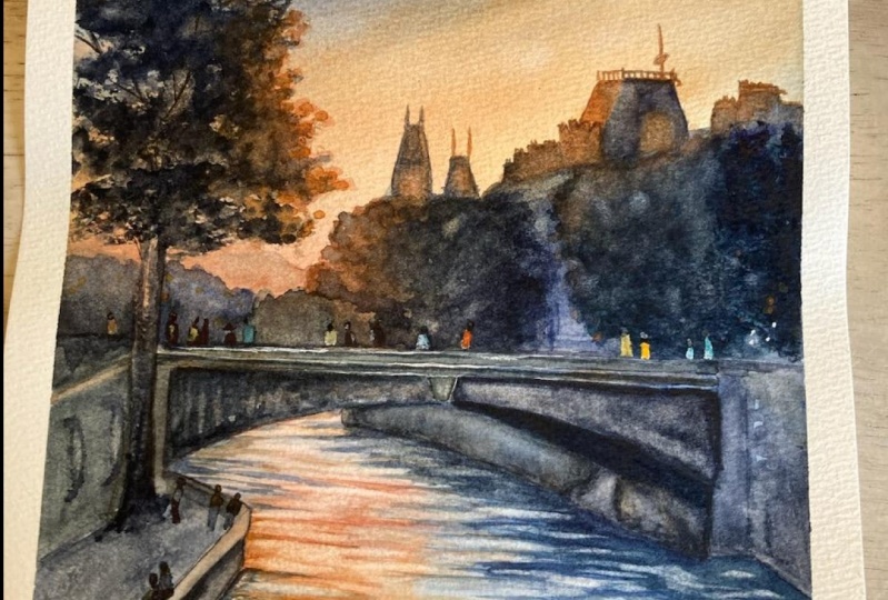 Sunset Cityscape