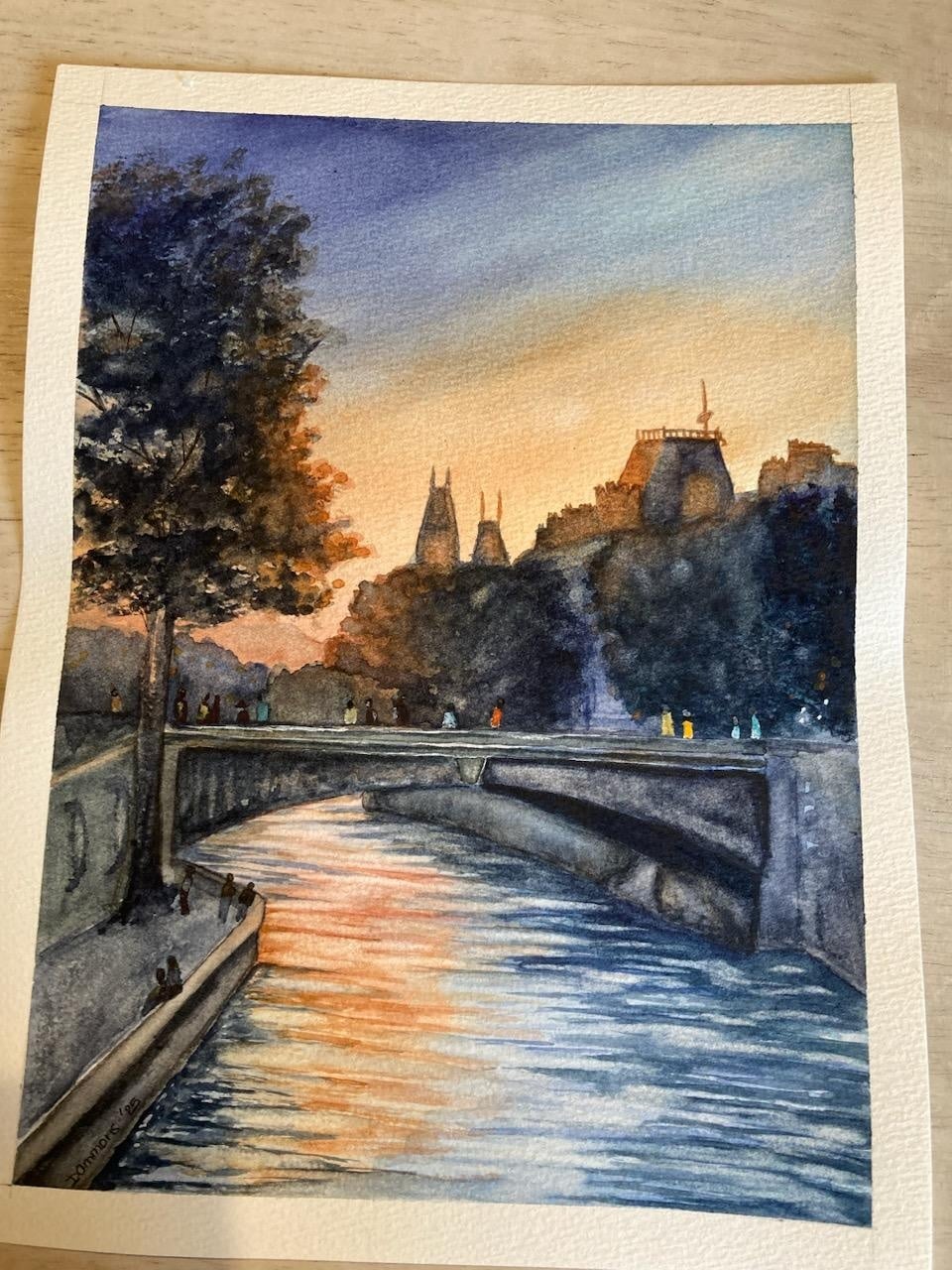 Sunset Cityscape - student project