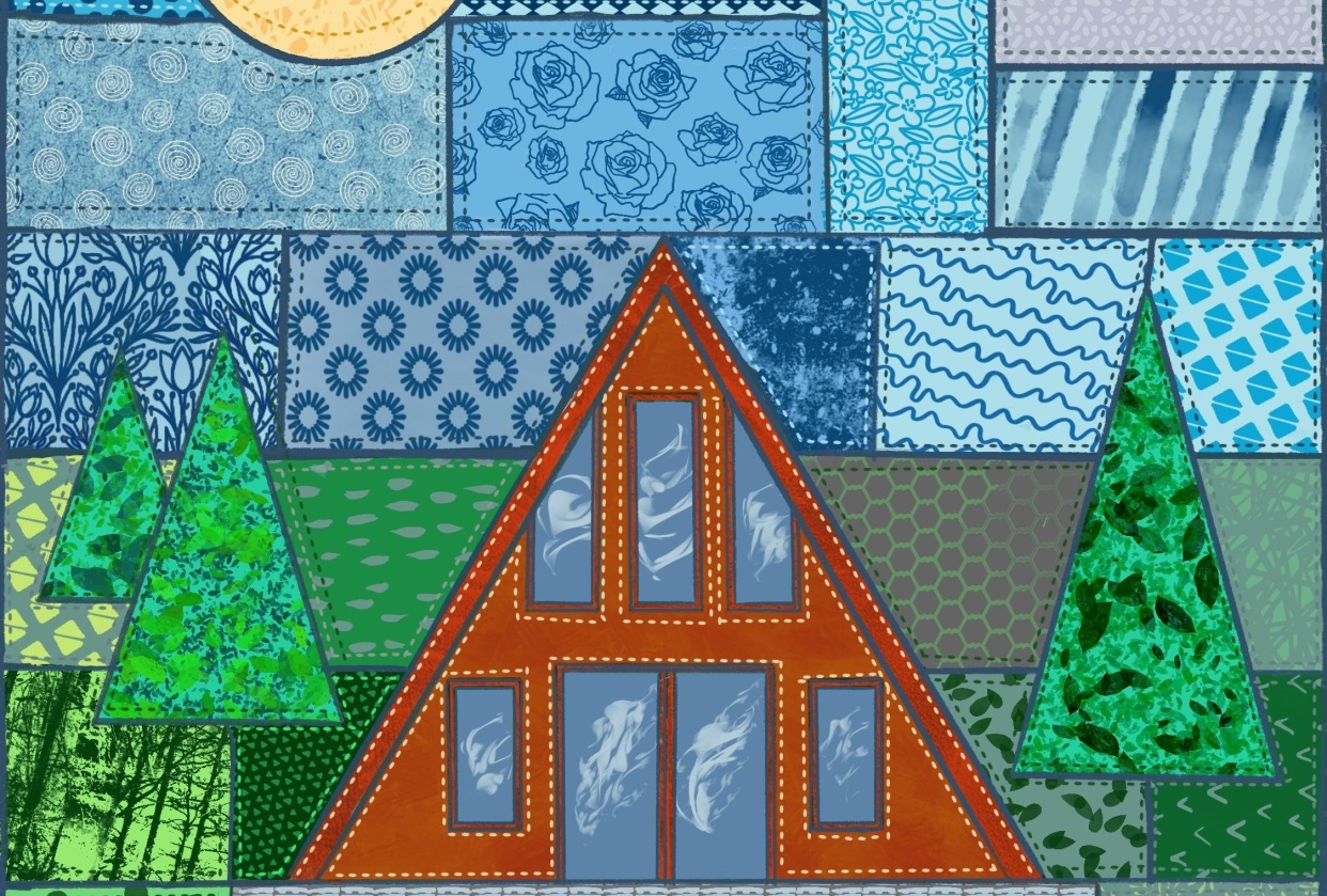 Quilted cabin - student project