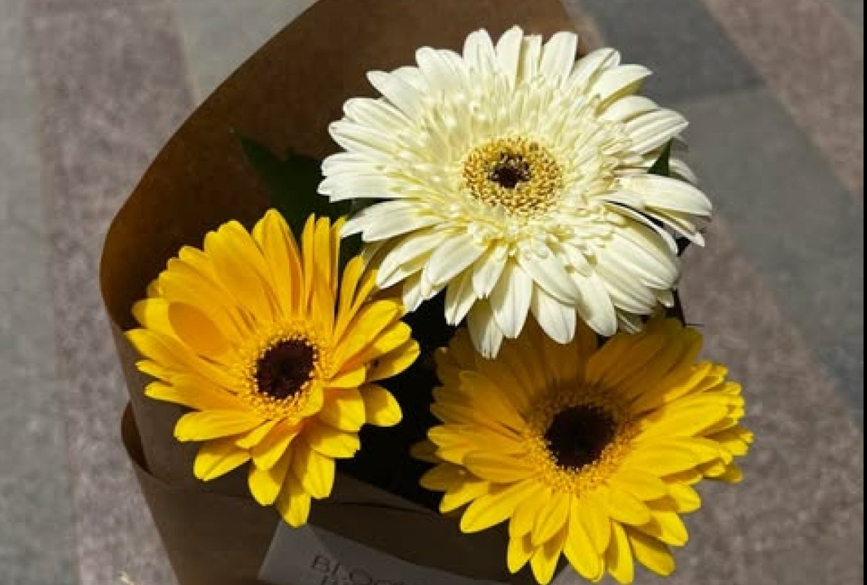 flowers arrangement - student project
