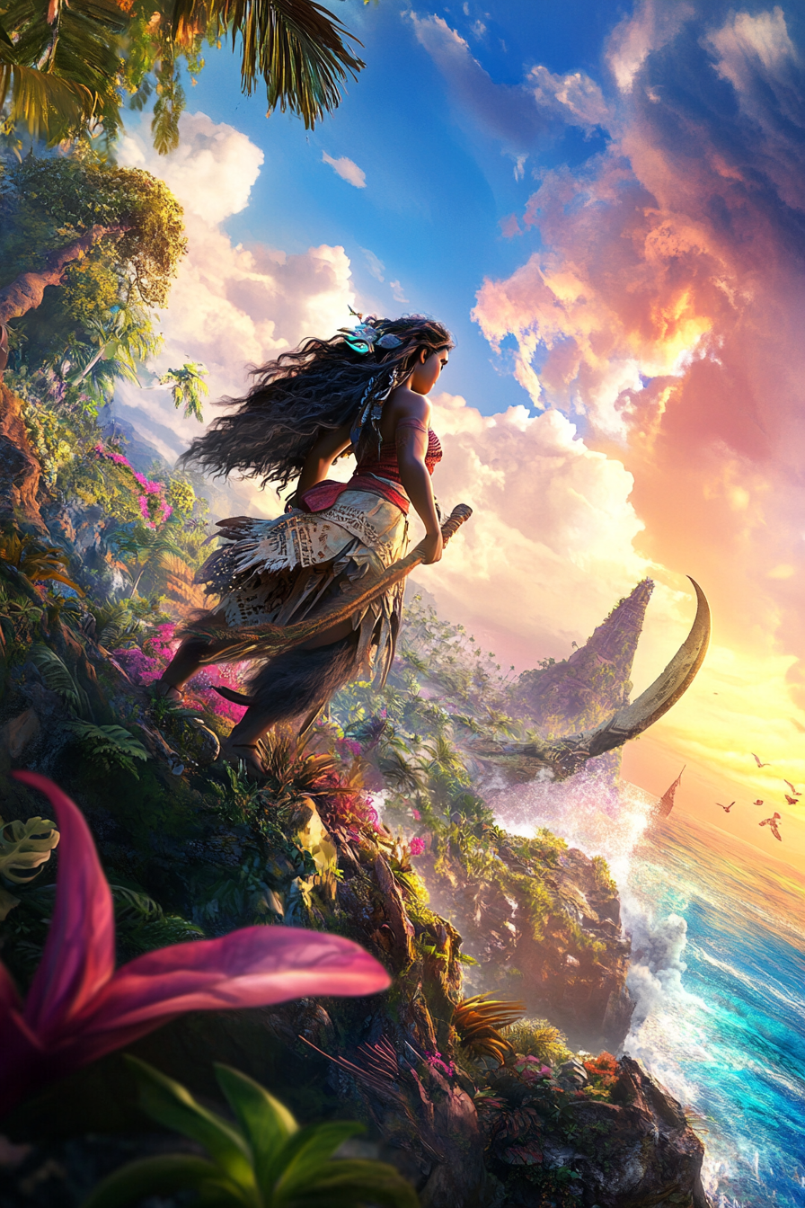 Moana Whimsigoth Style - student project