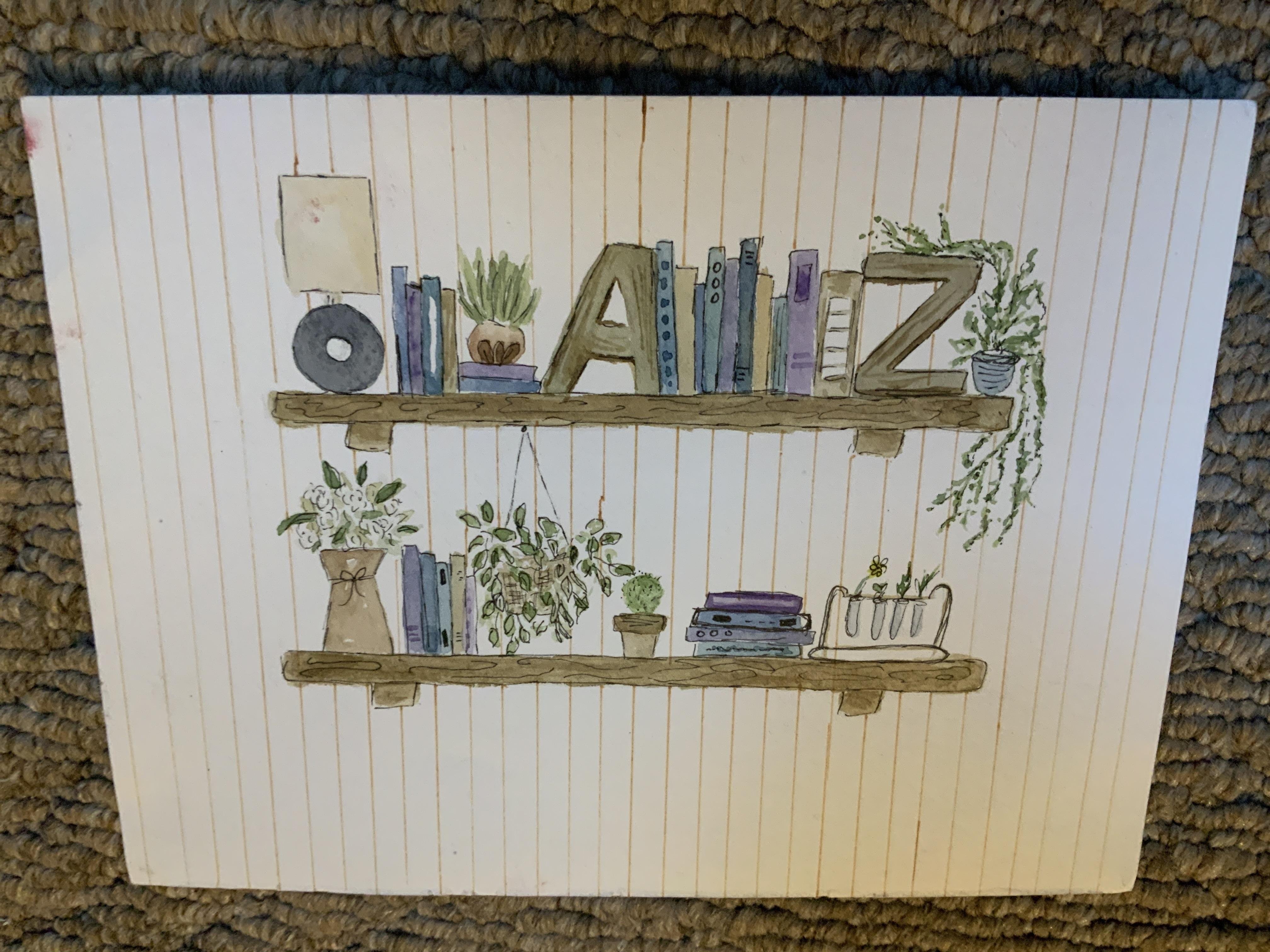 Joyful Bookcase - student project