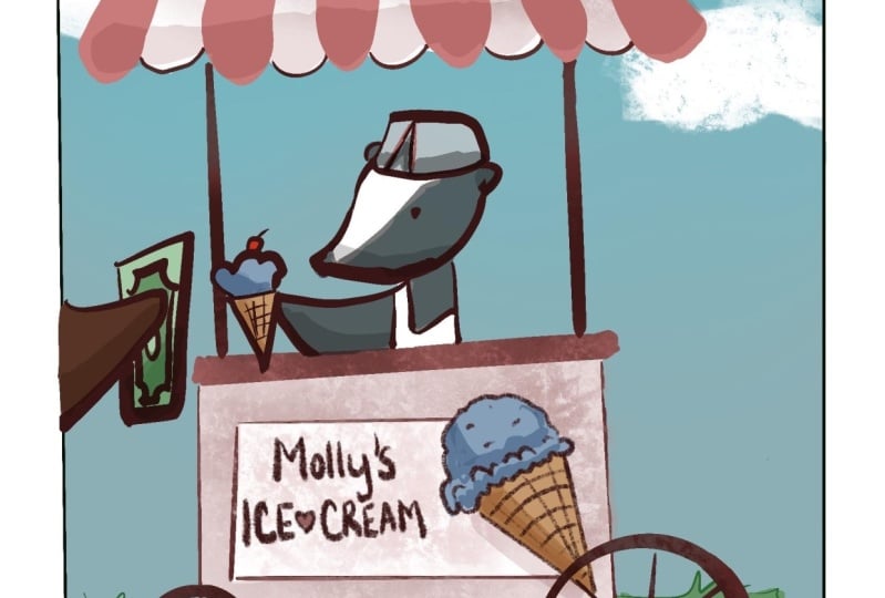 Ice cream cart