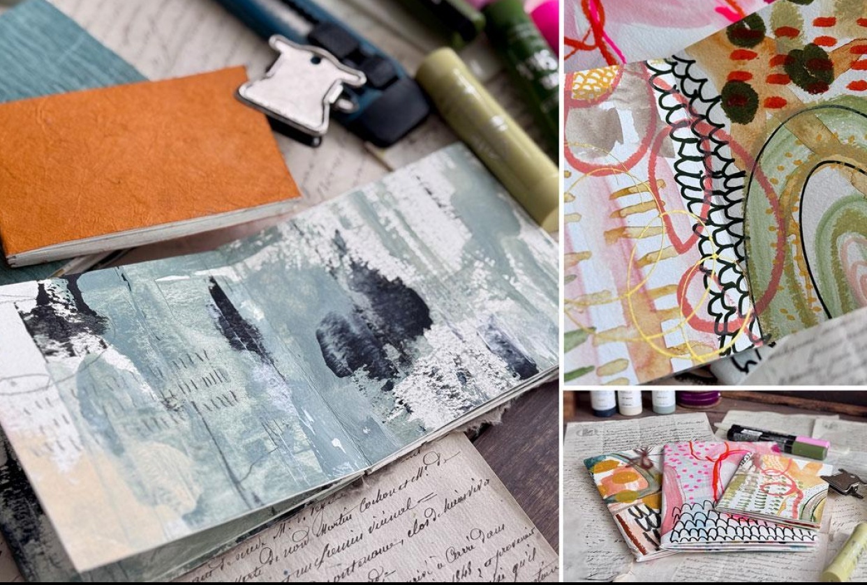 One-Paper Wonders: Painting and Folding a Unique Art Book - student project