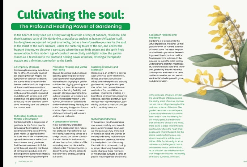 Cultivating the soul