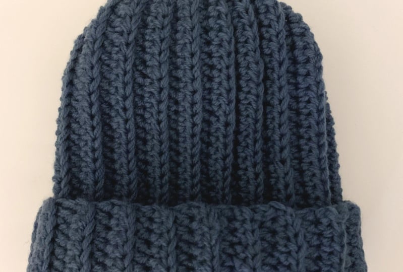Small adult size beanie