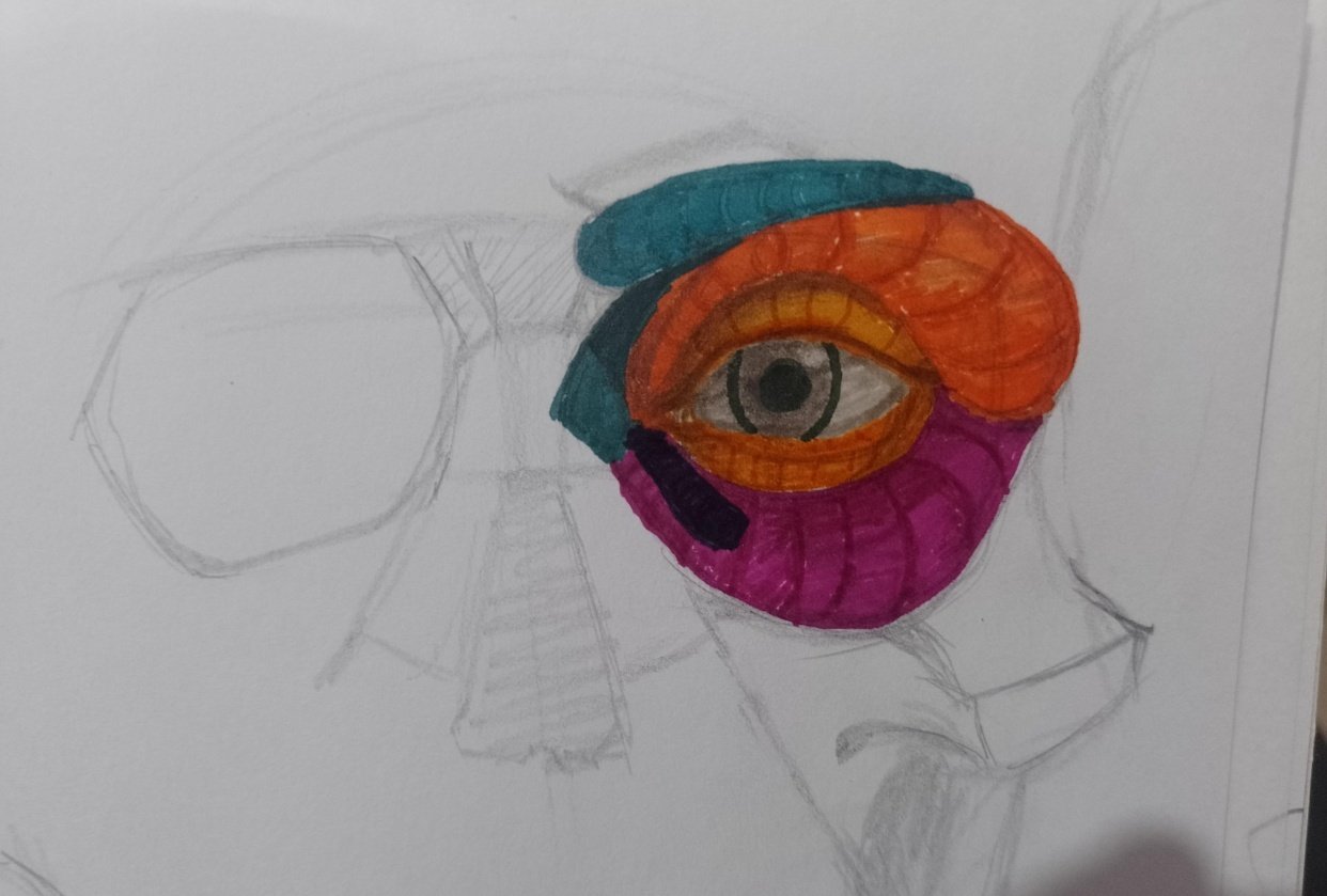 How to draw eyes - student project