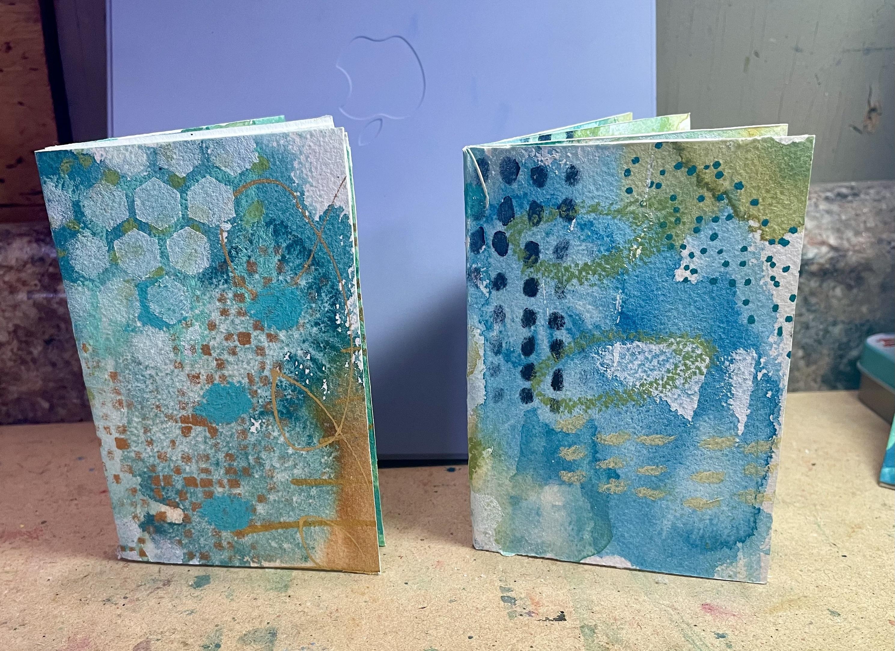 Tiny abstract books - student project