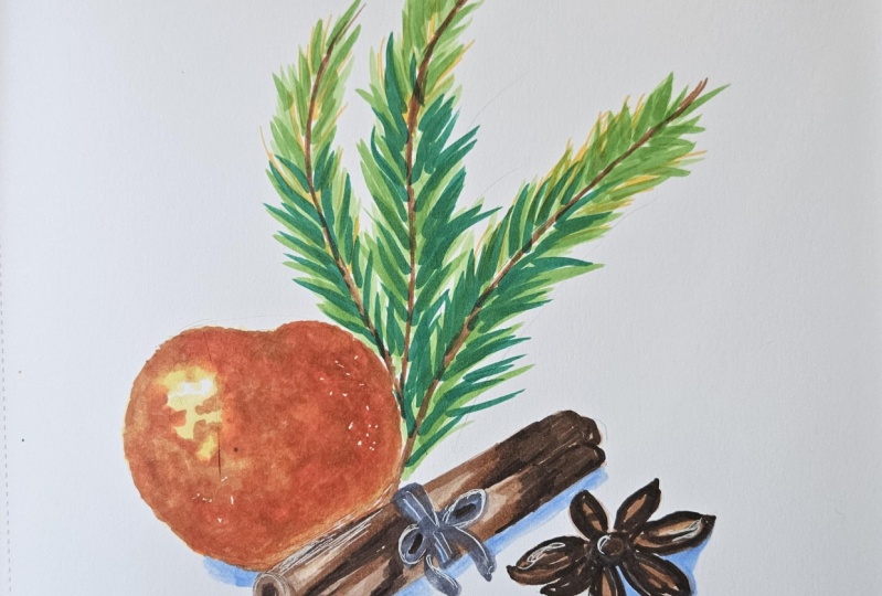 Winter orange - marker
