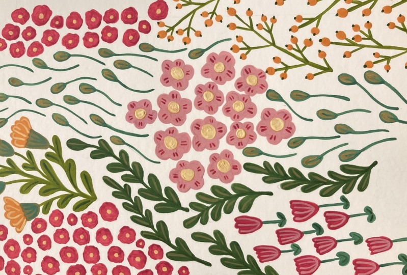 Floral Gouache