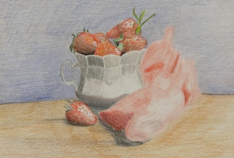 Strawberry still life