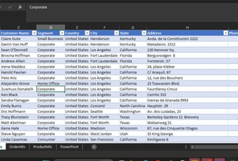 Creat Pivot with PowerPivot