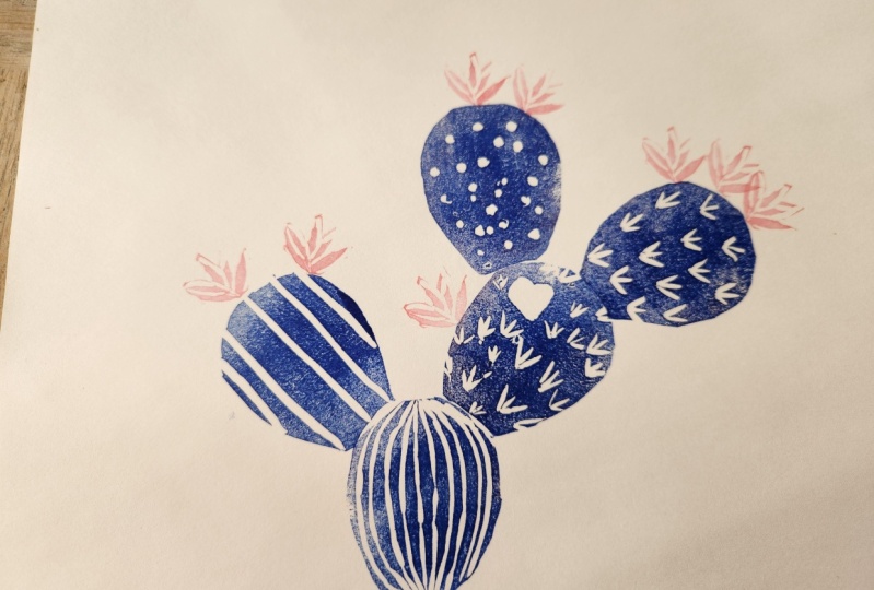 Cactus with Flower