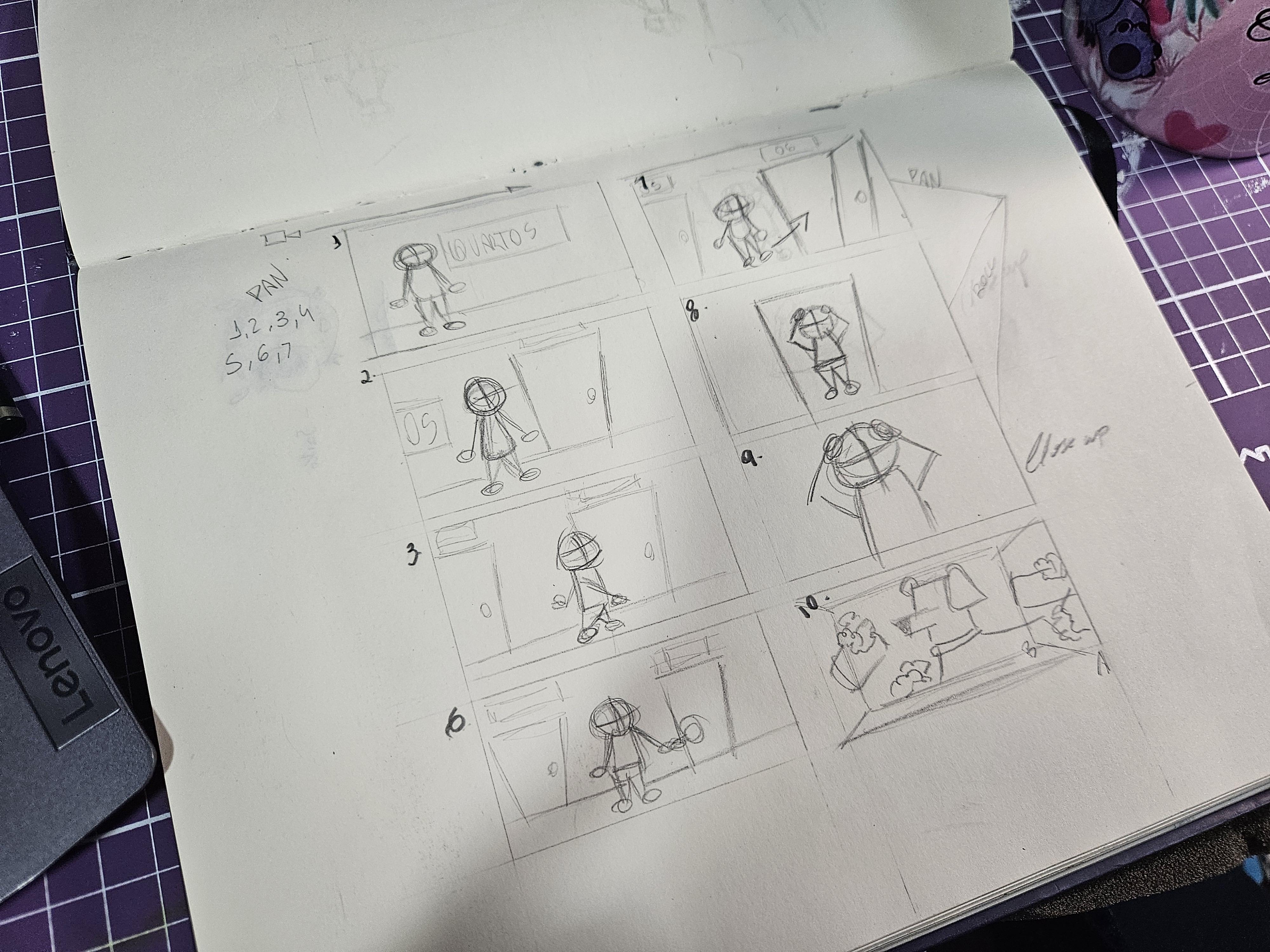 My First STORYBOARD - student project