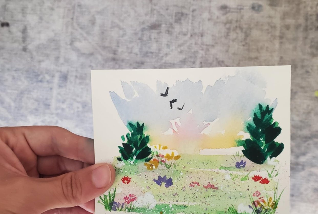 Fairy tale meadow - student project