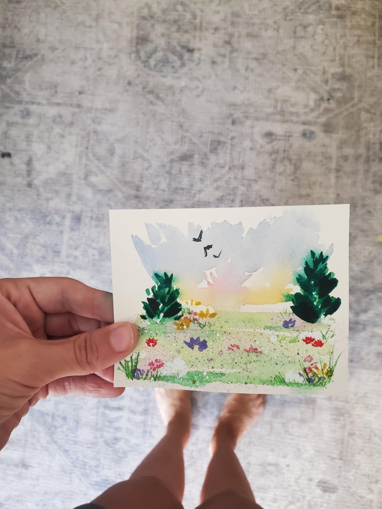 Fairy tale meadow - student project