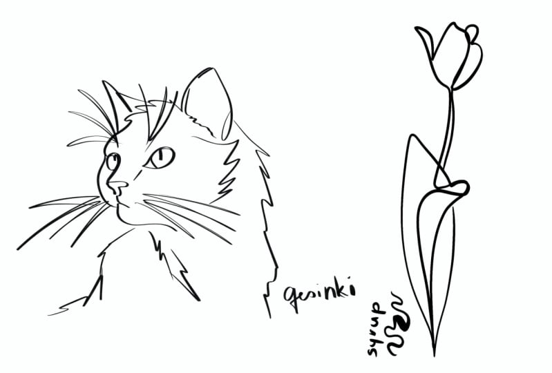 Brushes for line art