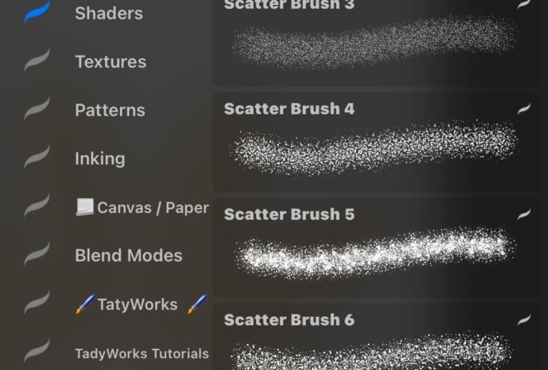 Organize Brushes