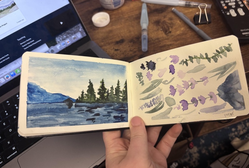 Travel Painting While Traveling