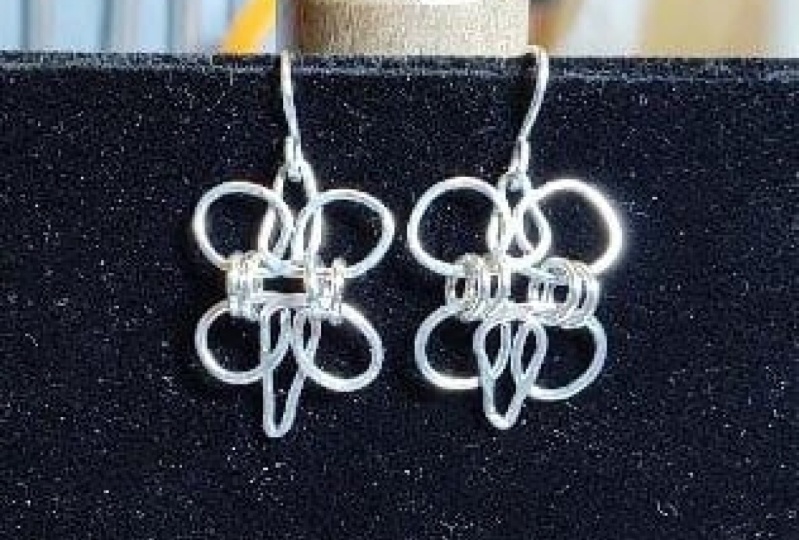 Flower Wire Earrings